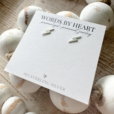 Lightening Bolt Post Earrings