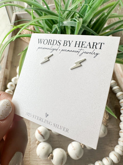 Lightening Bolt Post Earrings