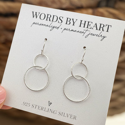 Interlocking Rings Earrings