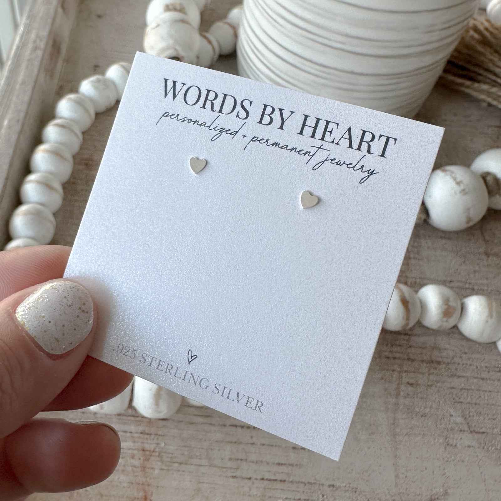 WBH Signature Heart Earrings