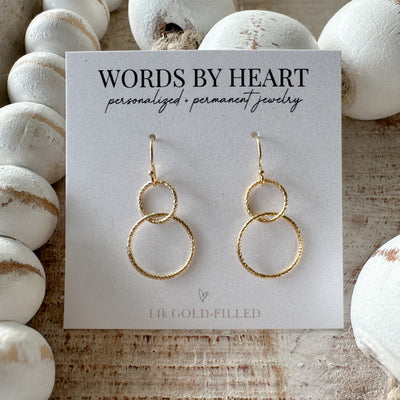 Interlocking Rings Earrings