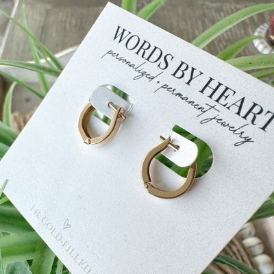 Huggie Hinged-Hoop Earrings