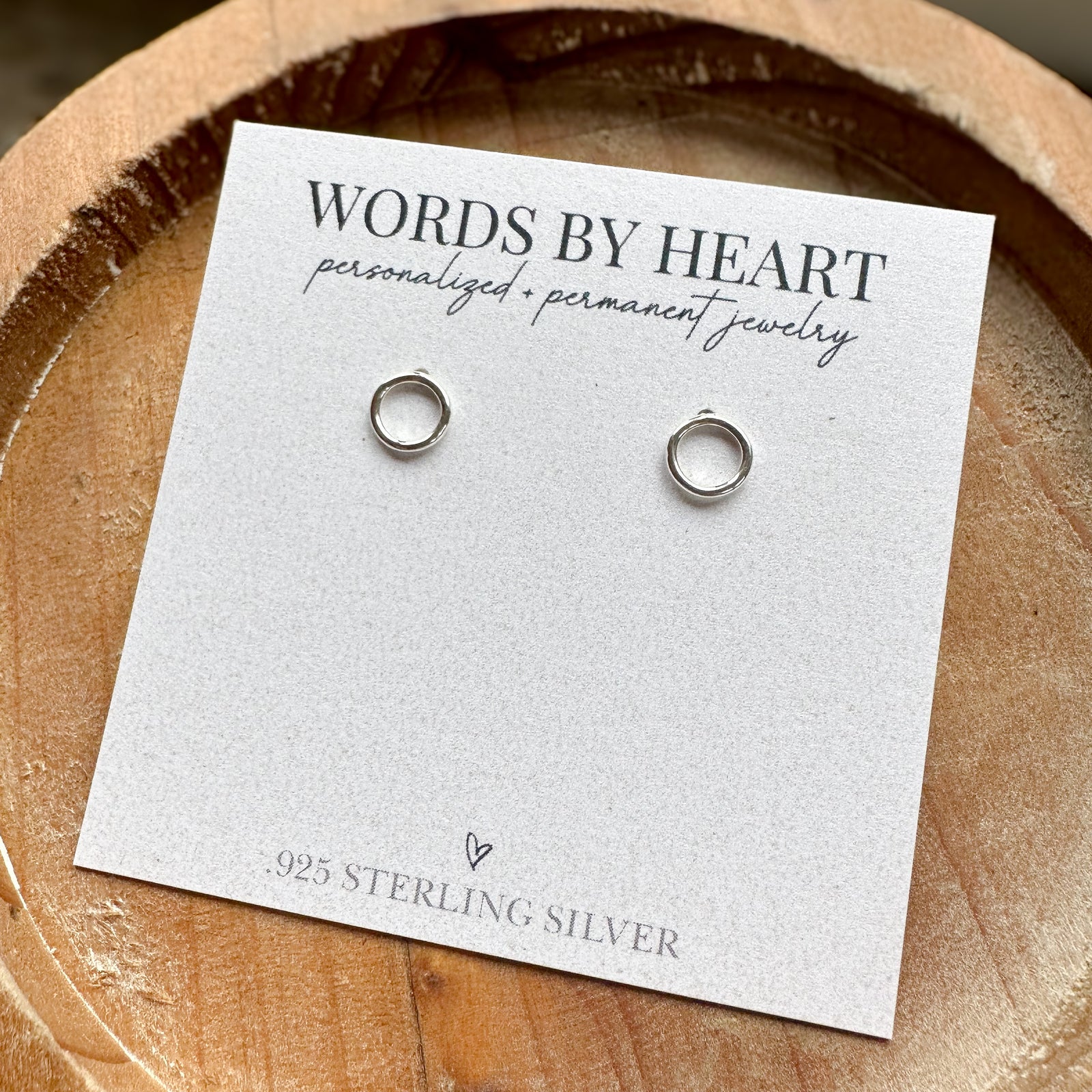 Smooth Circle Post Earrings