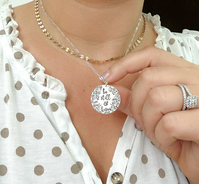 To The Moon 🌙 1” Disc Necklace