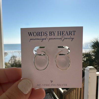 Flat Oval Hoops