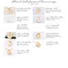 Birth Flower Disc Earrings