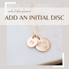 Birth Flower Disc Necklace