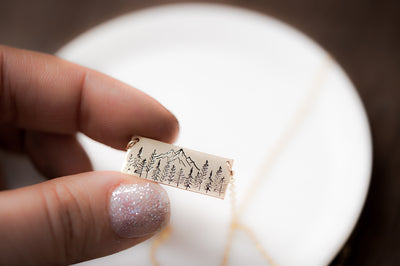 Landscape Scene Necklace