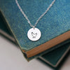 Chicken 1/2" Disc Necklace - Farm Animal Collection.