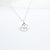 Words By Heart:Personalized Initial Mountain, 1'2" Disc Necklace:Asheville, NC