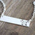 Words By Heart:Bull Terrier, Horizontal Bar Necklace:Asheville, NC