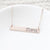 Words By Heart:Mama, Horizontal Bar Necklace:Asheville, NC