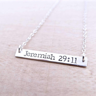 Words By Heart:Jeremiah 29:11, Small Thin Bar:Asheville, NC