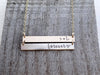 Words By Heart:Personalized Double Bar Necklace:Asheville, NC