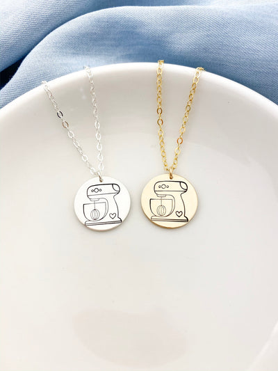 Mixing Some Love Disc Necklace