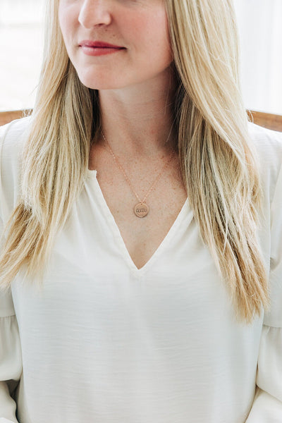 Mixing Some Love Disc Necklace